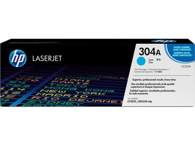 Hp, Original Tonerpatrone cyan HP No. 304A, CC531A, Toner cyan 304A (CC531A)