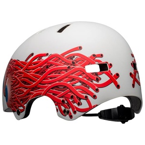 Bell, Bell Span Helm Kinder matte white eyes 2021 XS | 49-53cm Kinderhelme, Bell Span Helmet Velohelm rohweiss