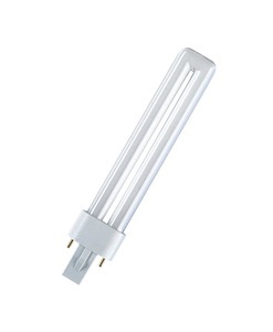 Osram, G23 9W 827 Kompaktleuchtstofflampe Dulux S, Osram Dulux S 9W - 827 Extra Warmweiß | 2-Pins