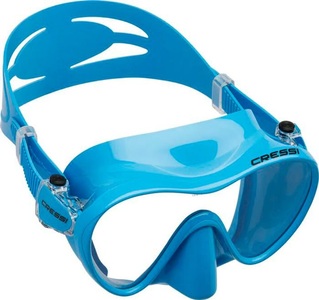 Cressi, Cressi Maske F1 Taucherbrille blau, Cressi Schwimmbrille