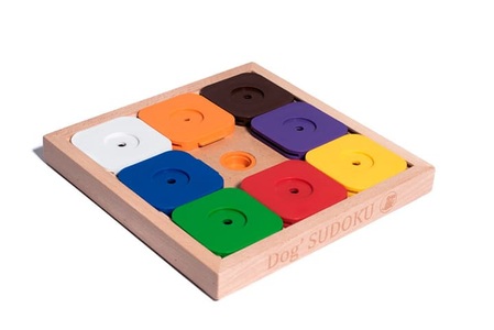 My Intelligent Dogs, My Intelligent Dogs Strategie-Spiel Sodoku Expert M Rainbow, My Intelligent Dogs Dog's Sudoku M Expert Rainbow, ca. 27.5 x 3 cm Hundezubehör
