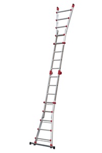 Hailo, Hailo Mulitfunktions-Teleskopleiter, Hailo Teleskopleiter 4 x 5 Sprossen