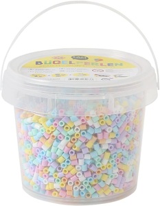 Bügelperlen, 5000 Stk. pastell Mix