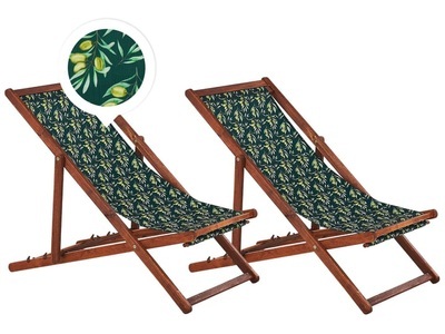 Beliani, Beliani Anzio Sonnenliege, Beliani - Liege aus Polyester Modern ANZIO, One Size, Waldgrün