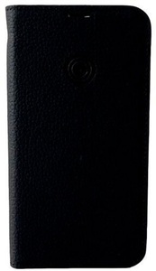 MiKE GALELi, Mike Galeli - iPhone 14 Pro Echtleder Book Case Tasche Flip Cover Hand Made (MARCIP14PRO-M01) - Schwarz, 