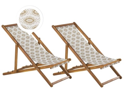 Beliani, Beliani Anzio Sonnenliege, Beliani - Liege aus Polyester Modern ANZIO, One Size, Sand
