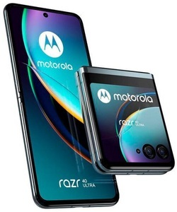 Motorola, Motorola razr40 Ultra 5G Smartphone 256 GB 17.5 cm (6.9 Zoll) Blau Android? 13, Motorola RAZR 40 Ultra 5G