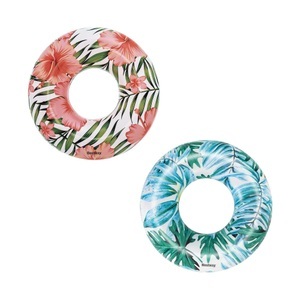 Bestway, Bestway Tropical Ring Luftmatratze, Schwimmring Tropical Palms 106 cm