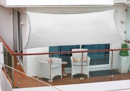 Viereck 270 x 140 cm Sonnensegel