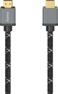 HAMA, HAMA 205240 UHS HDMI 8K M/M 3M - HDMI-Kabel (Grau/Schwarz), HAMA 205240 UHS HDMI 8K M/M 3M - HDMI-Kabel (Grau/Schwarz)