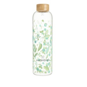 waterdrop, waterdrop Glasflasche Clean 1l Trinkflasche mint, waterdrop Glasflasche Clean 1l Trinkflasche mint