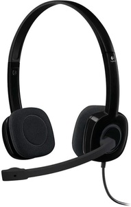 Logitech, Logitech H151 - PC Headset (Kabelgebunden, Binaural, On-ear, Schwarz), Logitech Headset H151 Stereo