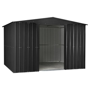 Globel, Globel Metallgerätehaus 10x8, Globel Metallhaus Anthrazit | 3 × 3 m