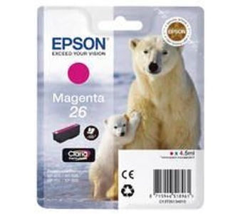 Epson, Epson T261340 magenta Tintenpatrone, Epson Tintenpatrone, rot, T261340, (300 Seiten)