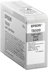 Epson, Epson T8509 schwarz - light black Tintenpatrone, Epson Tintenpatrone, hell-hell-schwarz, C13T850900, (80ml)