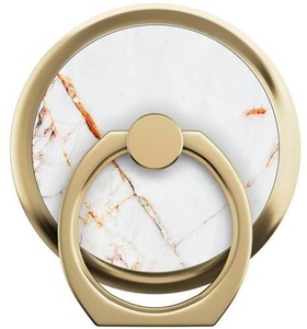 Acer,Apple,Asus,Blackberry,CAT,Google,HTC,Huawei,LG,Microsoft,Motorola,Nokia,OnePlus,Oppo,Samsung,Sony,Wiko,Xiaomi, iDeal of Sweden - Magnetische Finger Griff Ring Halterung 360 Grad für Smartphones + Magneteinlage (IDMRM-46) - Carrara Gold, 