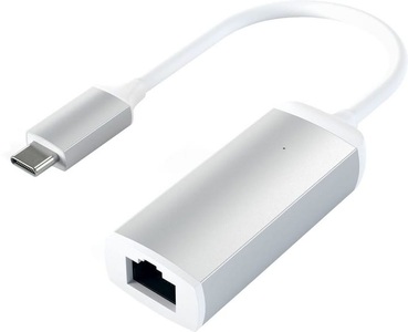 Satechi, Satechi Usb-C zu Ethernet Adapter, SATECHI ST-TCENS - USB-C zu Ethernet Adapter (Silber)