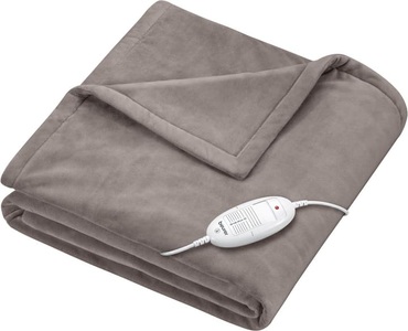 BEURER, Beurer HD 75 - Heizdecke (Braun), Beurer HD 75 Wärme- und Kuscheldecke Heizdecke