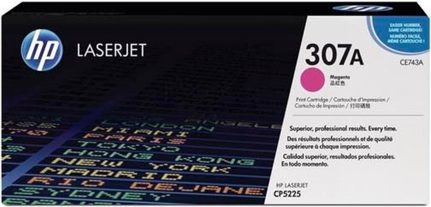 Hp, HP 307A Toner magenta (Ce743A) Tonerkassette, Toner magenta 307A (CE743A)