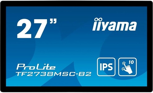 Iiyama, TF2738MSC-B2, LED-Monitor, IIYAMA 68.6cm (27) TF2738MSC-B2 16:9 M-Touch HDMI+DVI+DP