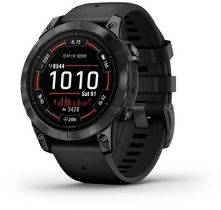 Garmin, GARMIN epix Pro (Gen2) 47 mm - GPS-Smartwatch (125 - 208 mm, Silikon, Schwarz/Schiefergrau), GARMIN epix Pro (Gen2) 47 mm - GPS-Smartwatch (125 208 mm, Silikon, Schwarz/Schiefergrau)