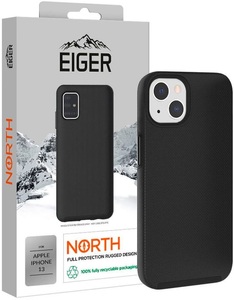EIGER, Eiger - iPhone 13 North Case Premium Hybrid Schutzhülle (EGCA00328) - Schwarz, 