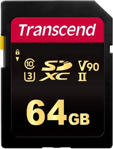 Transcend, Transcend Premium 700S SDXC-Karte 64 GB Class 10, UHS-II, UHS-Class 3, v90 Video Speed Class, Transcend Premium 700S SDXC-Karte 64 GB Class 10, UHS-II, UHS-Class 3, v90 Video Speed Class