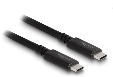 DeLock USB4-Kabel 40 Gbps koaxial USB C - 1.2 m USB-Kabel