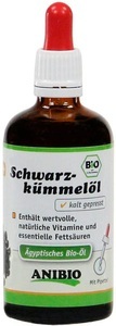 Anibio, Anibio Schwarzkümmelöl 100ml, Anibio Hunde-Nahrungsergänzung BIO Schwarzkümmelöl, 100 ml