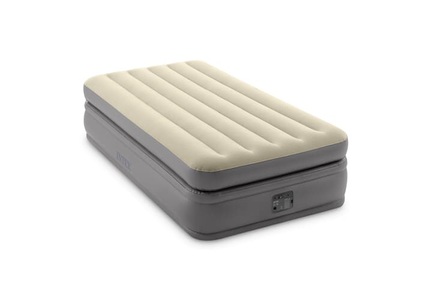 Intex, Intex Twin Prime Comfort Elevvated Airbed Luftbett / Gästebett, Intex Luftbett »DURA-BEAM® Prime Comfort Elevated Airbed«, (Set, 2 tlg., mit Transporttasche)