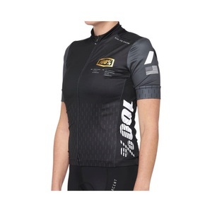 100PERCENT, 100% Exceeda Woman-Jersey black/charcoal S, 100% Exceeda Bikeshirt schwarz