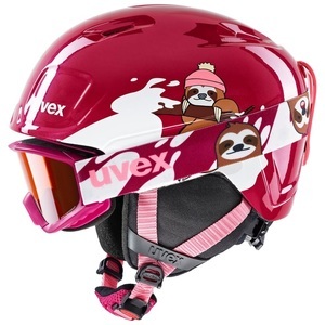 Uvex, Uvex Heyya Combo Skihelm himbeer, Uvex Heyya Combo Skihelm himbeer