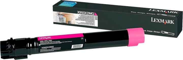 Lexmark, Original Tonerpatrone magenta Lexmark X950X2MG, LEXMARK Tonerkassette magenta 24.000 seiten passend für: X 950 DE;X 950 DHE;X 950 Series;X 952 DE;X 952 DHE;X 952 DTE;X 952 Series;X 954 DE;X 954 DHE;X 954 Series