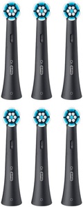 Oral-B, Oral-B iO Sanfte Reinigung 6er Bürstenkopf Schwarz, Oral-B Zahnbürstenkopf iO sanfte Reinigung 6 Stück