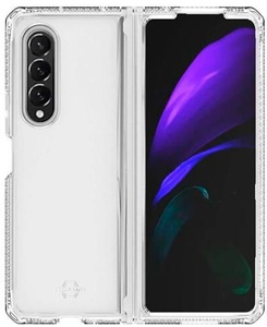 ITSKINS, ITSkins - Samsung Galaxy Z Fold3 5G Hybrid Clear Antimikrobielle Schutz Hardcase Hülle (Fallschutz 3 Meter) - Transparent, 