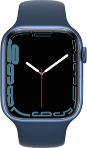 Apple, Apple Watch Series 7 Gps 45mm Blue Aluminium Case with Abyss Sport Band Smartwatch, Apple Watch Series 7 GPS 45mm Uhren Unisex