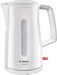 Bosch, Bosch Wasserkocher TWK 3A011 1.7L - weiss, Bosch Wasserkocher, CompactClass, 1.7 l, weiß, TWK3A011