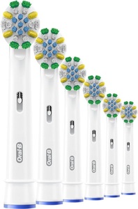 Oral-B, Oral B Aufsteckbürsten »Pro Tiefenreinigung«, X-förmige Borsten, Oral-B Pro Tiefenreinigung 6er Bürstenkopf