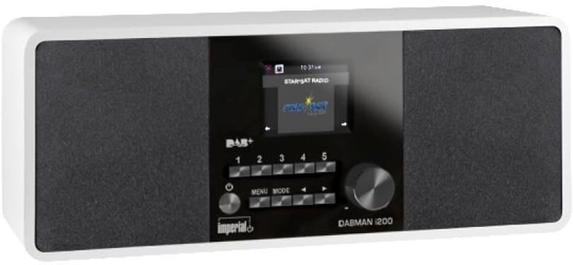 IMPERIAL, Imperial Dabman i200 - Digitalradio (Dab+, FM, Internet radio, Weiss), Imperial Internet Radio Dabman i200 Weiss