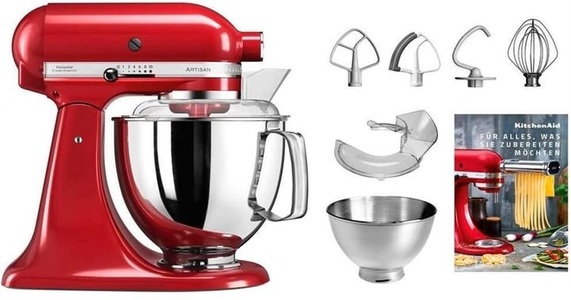KITCHENAID, KitchenAid Artisan KSM175 Küchenmaschine rot, KitchenAid Küchenmaschine KSM200 Rot