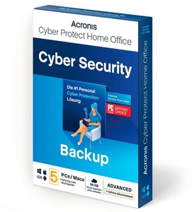 Acronis, Acronis Cyber Protect Home Office Security Edition Box, ABO, 5PC, 1y, Acronis Cyber Protect Home Office Security Edition Box, ABO, 5PC, 1y