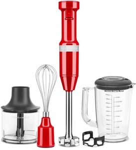 KITCHENAID, KitchenAid 5KHBV83EER Stabmixer rot, KITCHENAID 5KHBV83EER - Stabmixer-Set (Rot)