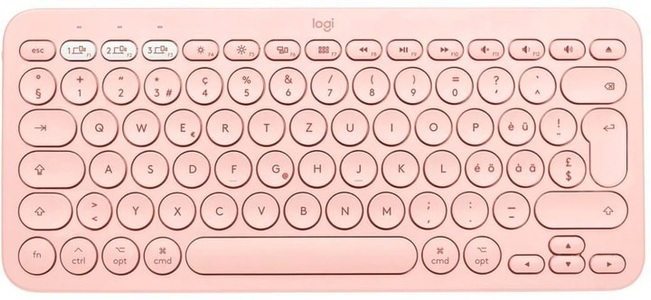 Logitech, LOGITECH K380 (Mac) - Bluetooth Tastatur (Rose), Logitech Bluetooth-Tastatur K380 for Mac Multi-Device Rosa