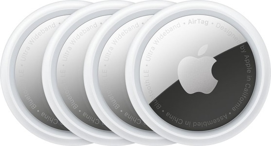 Apple, APPLE MX542ZM/A - AirTag (Weiss), Apple Schlüsselanhänger »4er-Pack«