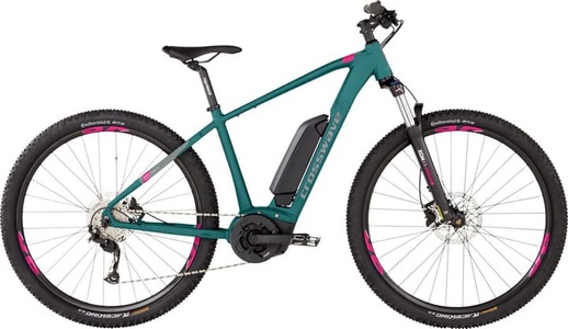 Crosswave, Crosswave Rock 2.7 27.5' E-Mountainbike (Hardtail) türkis, Crosswave Rock 2.7 27.5' E-Mountainbike (Hardtail) türkis