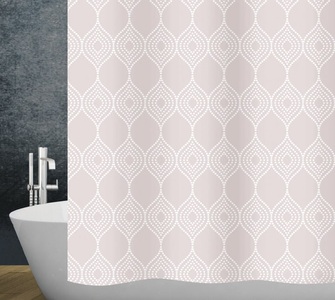 Diaqua, diaqua Duschvorhang Casablanca, Diaqua - Duschvorhang Textil Casablanca, 180X240CM, Multicolor