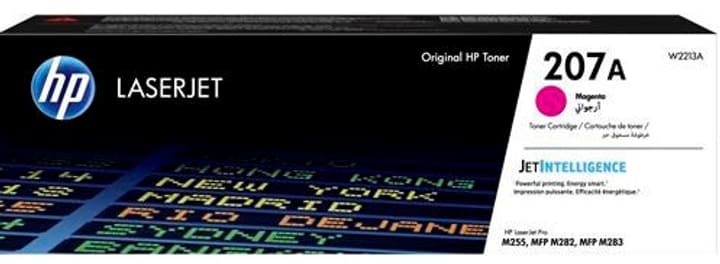 Hp, HP 207A Magenta Original LaserJet Tonerkartusche, Hewlett Packard Toner, rot, No.207A, W2213A, (1'250 Seiten)