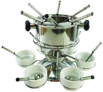 Rotel, Rotel F0501 Fondue Set Edelstahl, Rotel F0501 Fondue Set Edelstahl
