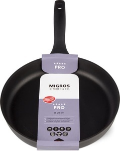 Cucina & Tavola, BRATPFANNE FLACH 28CM TITAN INDUKTION, Migros Kitchen & Co. Pro Bratpfanne