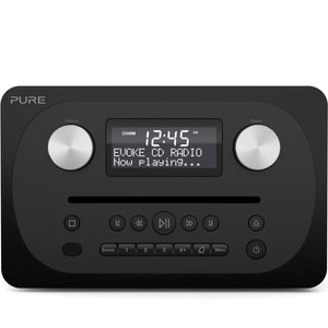 PURE DIGITAL, Pure Digital Evoke C-D4 - Digitalradio (Dab+, FM, Schwarz), 